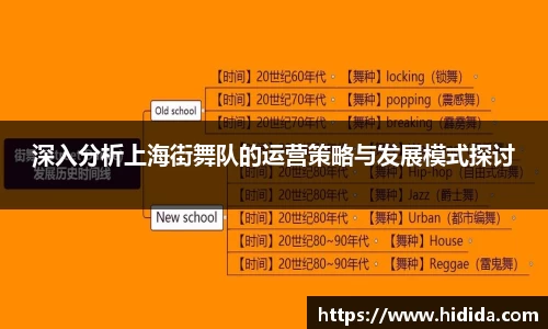 深入分析上海街舞队的运营策略与发展模式探讨